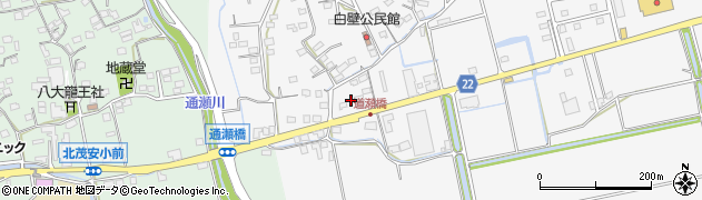 佐賀県三養基郡みやき町白壁86周辺の地図