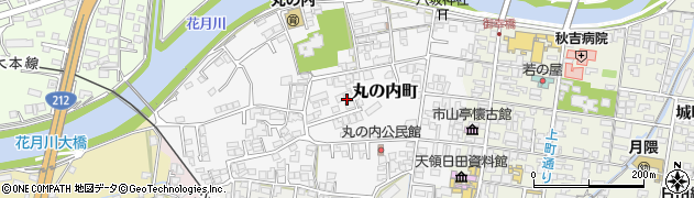 大分県日田市丸の内町周辺の地図