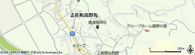 長崎県松浦市志佐町高野免789周辺の地図