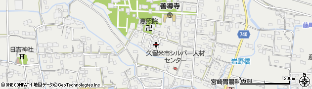寺内公園周辺の地図