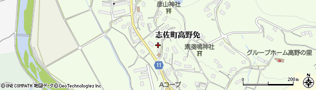 長崎県松浦市志佐町高野免877周辺の地図