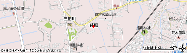佐賀県吉野ヶ里町（神埼郡）萩原周辺の地図