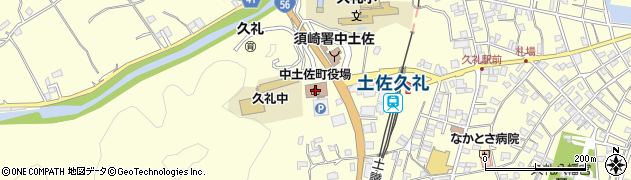 高知県中土佐町（高岡郡）周辺の地図