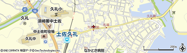 四国銀行久礼代理店周辺の地図