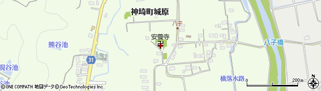 安養寺（黄檗宗）周辺の地図