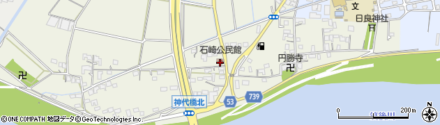石崎公民館周辺の地図
