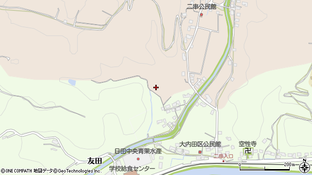 〒877-0086 大分県日田市二串町の地図