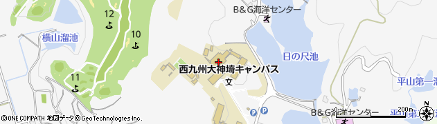 西九州大学　神埼キャンパス周辺の地図