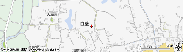 佐賀県みやき町（三養基郡）白壁周辺の地図