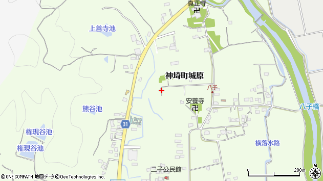 〒842-0122 佐賀県神埼市神埼町城原の地図