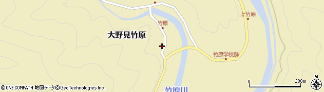 竹原簡易郵便局周辺の地図