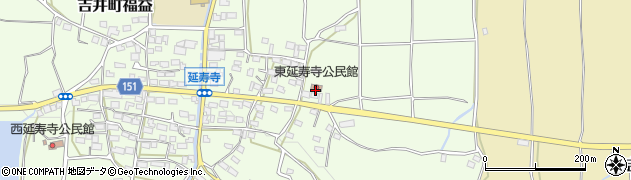 東延寿寺公民館周辺の地図