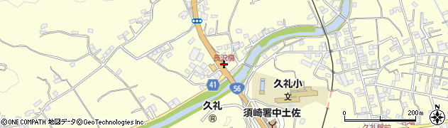 長沢橋周辺の地図