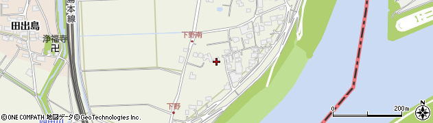 佐賀県鳥栖市下野町1406周辺の地図