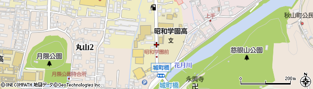 昭和学園前駅周辺の地図