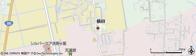 佐賀県吉野ヶ里町（神埼郡）横田周辺の地図