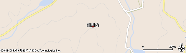 佐賀県伊万里市黒川町（畑川内）周辺の地図