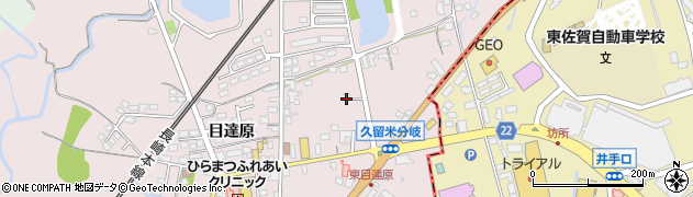 佐賀県神埼郡吉野ヶ里町目達原2201周辺の地図