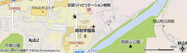 大分県日田市上手町3周辺の地図