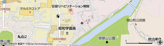 大分県日田市西有田17周辺の地図