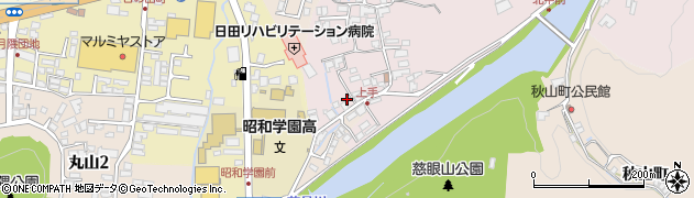 大分県日田市西有田16周辺の地図
