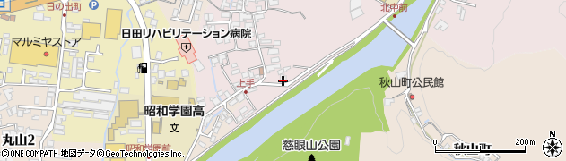 大分県日田市上手町23周辺の地図
