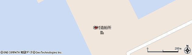 株式会社名村造船所　伊万里事業所　特高受電所周辺の地図