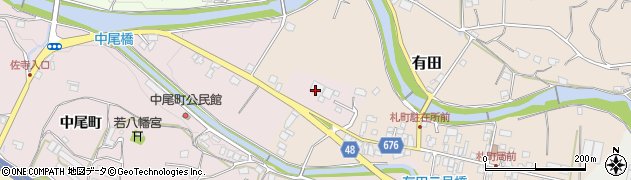 さくらの郷　日田周辺の地図
