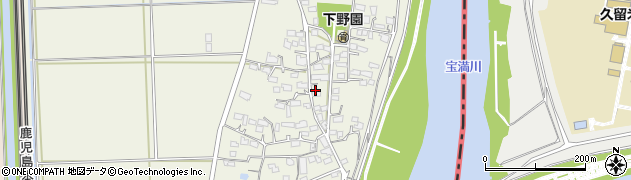 佐賀県鳥栖市下野町2529周辺の地図