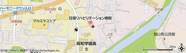 大分県日田市西有田9周辺の地図