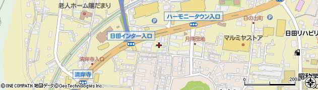りらくる　日田インター店周辺の地図