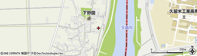 佐賀県鳥栖市下野町2544周辺の地図
