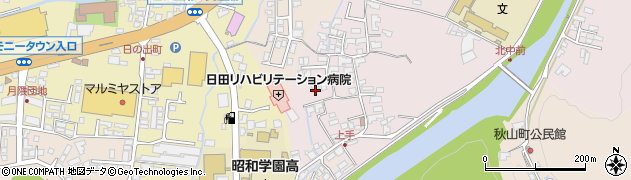 大分県日田市西有田51周辺の地図