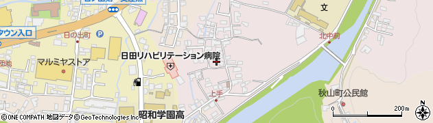大分県日田市西有田36周辺の地図