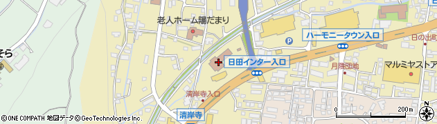 日田玖珠広域消防組合消防本部周辺の地図