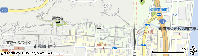 大分県別府市古市町1107周辺の地図