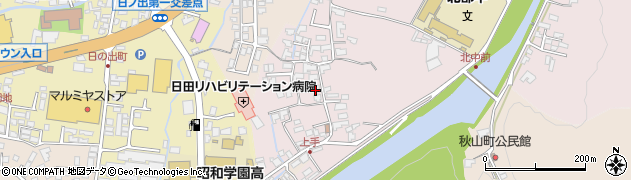 大分県日田市西有田35周辺の地図