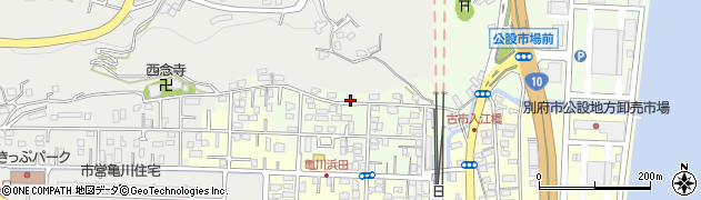 大分県別府市古市町2684周辺の地図