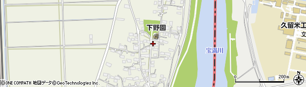佐賀県鳥栖市下野町2559周辺の地図