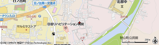 大分県日田市上手町46周辺の地図