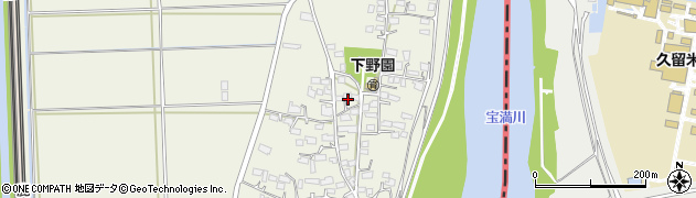 佐賀県鳥栖市下野町2562周辺の地図