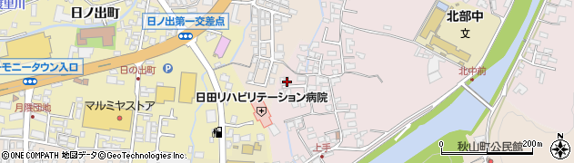 大分県日田市西有田48周辺の地図