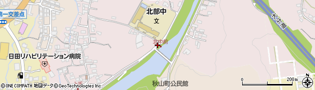 大分県日田市上手町144周辺の地図