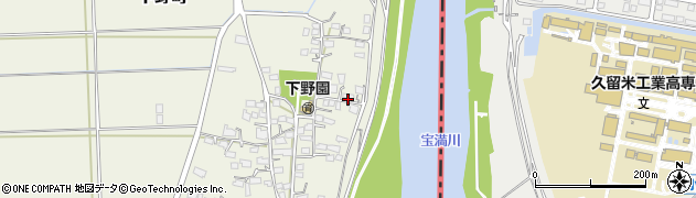 佐賀県鳥栖市下野町2603周辺の地図