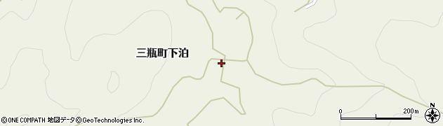 愛媛県西予市三瓶町下泊937周辺の地図