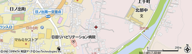 大分県日田市西有田83周辺の地図