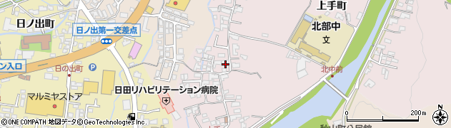 大分県日田市西有田85周辺の地図