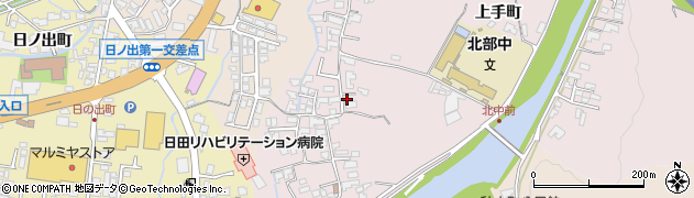 大分県日田市西有田122周辺の地図