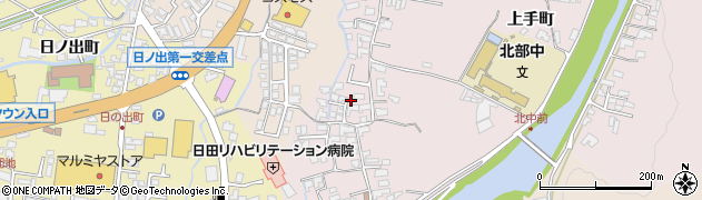 大分県日田市西有田87周辺の地図