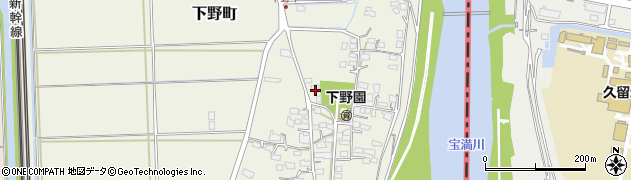 佐賀県鳥栖市下野町2585周辺の地図